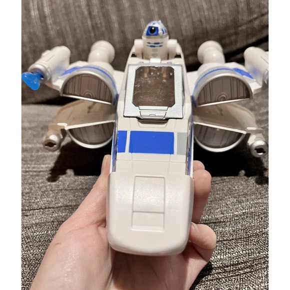 Star Wars Hasbro Galactic Heroes X-WING FIGHTER 9” Vehicle 2015 - Picture 2 of 6